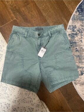 John Varvatos Sage Green Cargo Shorts